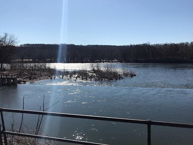 View from behind Prallsville Mills