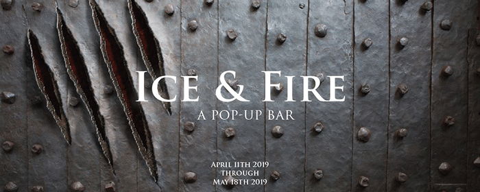 Game of Thrones pop-up bar