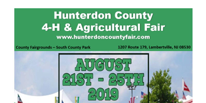 Hunterdon County 4h 2019 - Delaware River Towns Local