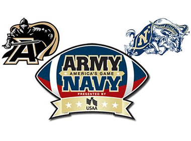 Army-Navy Game ball Crossing through the River Towns