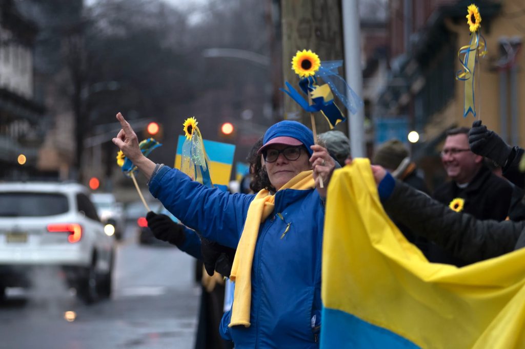 New Hope and Lambertville Groups Show Their Support for Ukraine